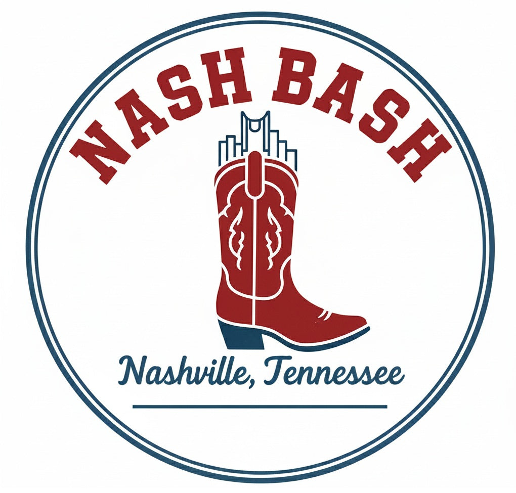 Custom Nash Bash Cowboy Boot T-Shirt | Personalize Your Nashville Trip Party Tee
